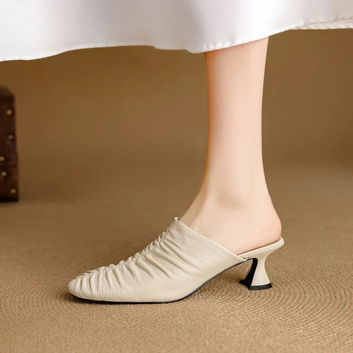 Serivelle | Leather Thin Heels