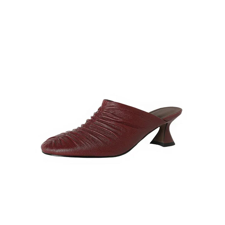 Serivelle | Leather Thin Heels