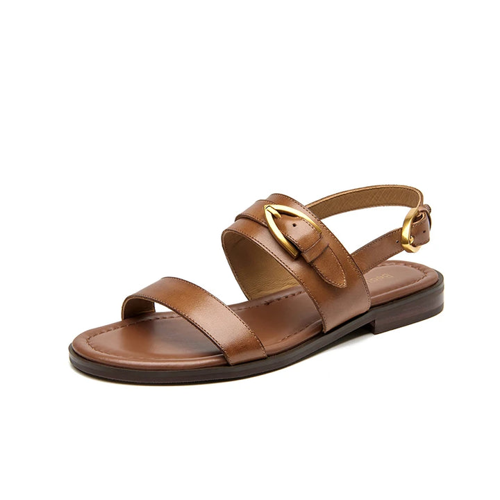 Adrielle | Classic Strap Leather Sandals