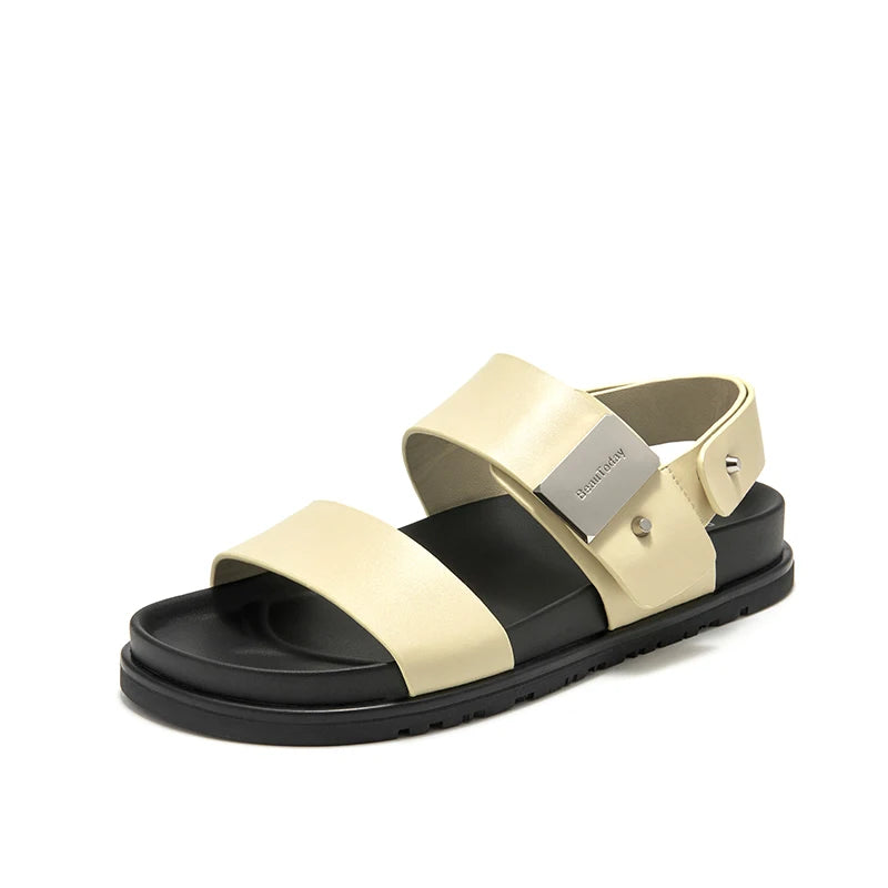 Elara | Leather Strap Sandals