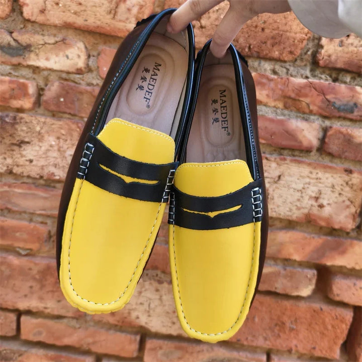 Urban Vogue™ Torino Croc-Texture Loafers