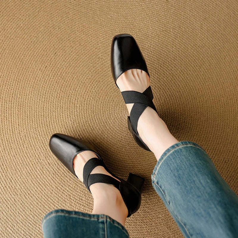 Isalinne | Cross-Tied Sandals