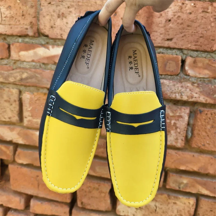 Urban Vogue™ Torino Croc-Texture Loafers