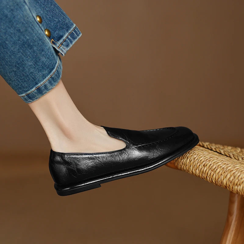 Eloria | Leather Flats