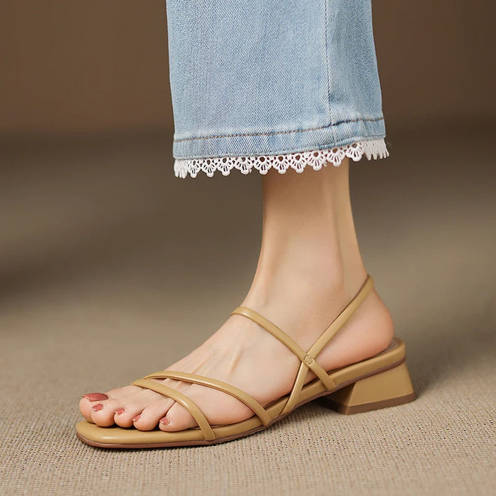 Lorissa | Leather High Heel Sandals