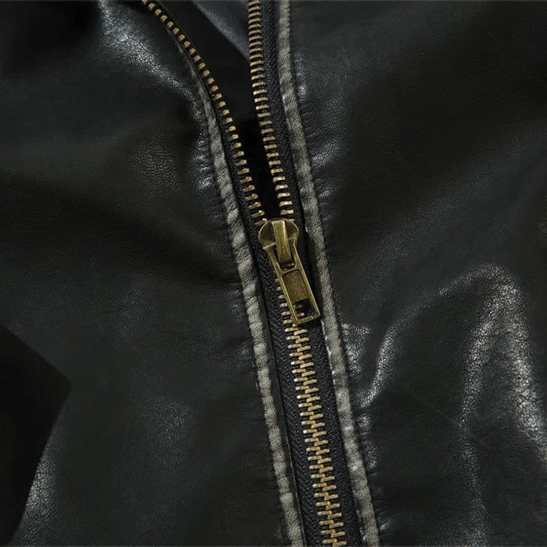 Patchwork Cargo Denim Jacket