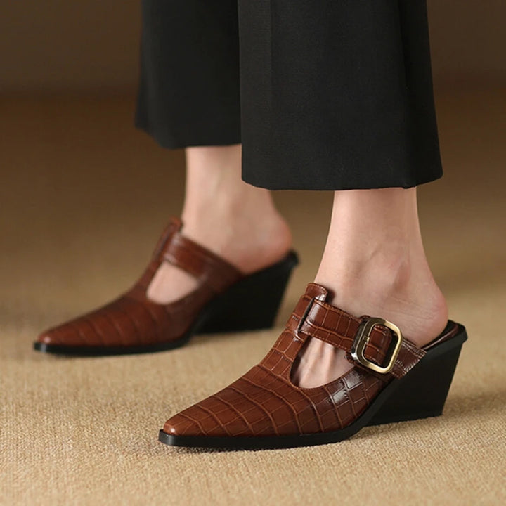 Ivanna | Vintage Strap Leather Mary Janes