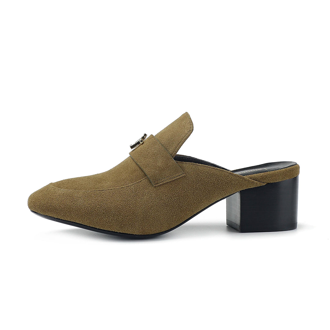 Alessia | Office Leather Slip-On Loafers
