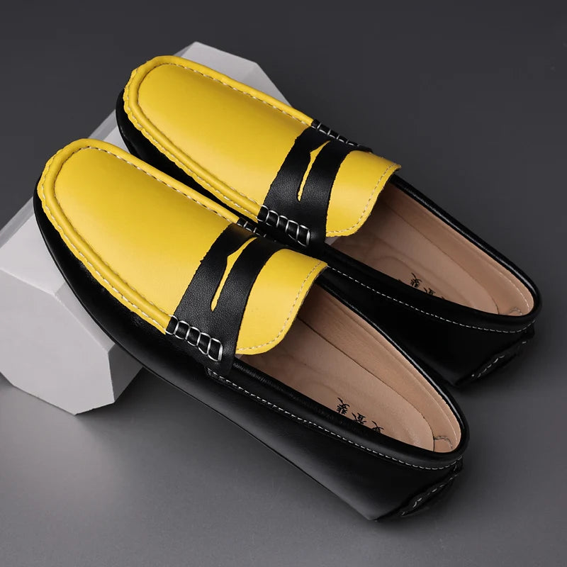 Urban Vogue™ Torino Croc-Texture Loafers