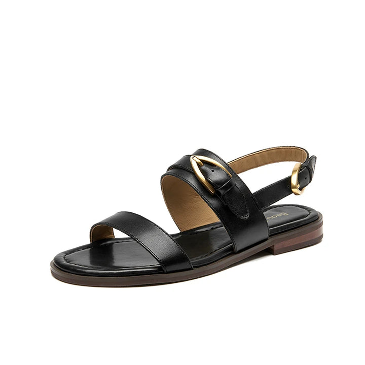 Adrielle | Classic Strap Leather Sandals