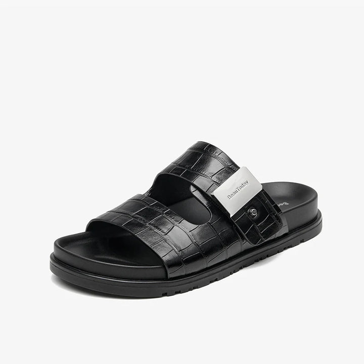 Elara | Leather Strap Sandals