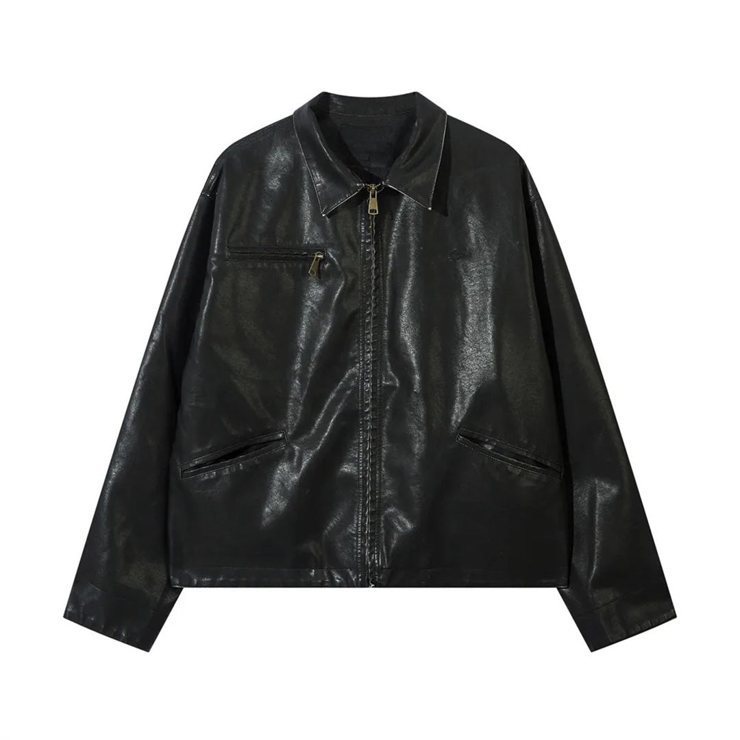 Patchwork Cargo Denim Jacket