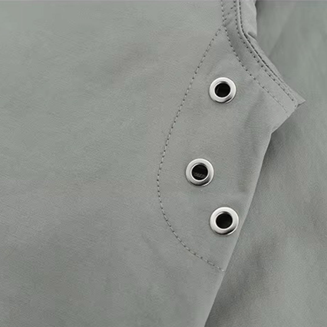 Patchwork Cargo Denim Jacket