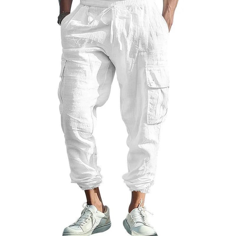 Reeve Linen Cargo Pants