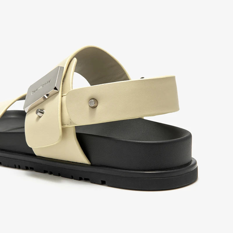 Elara | Leather Strap Sandals