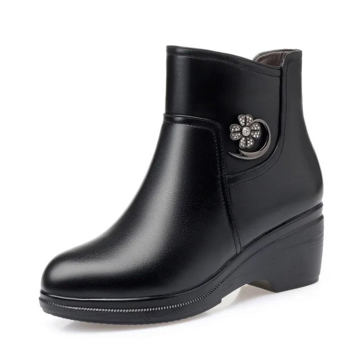 Aurora | Classic Leather Ankle Boots