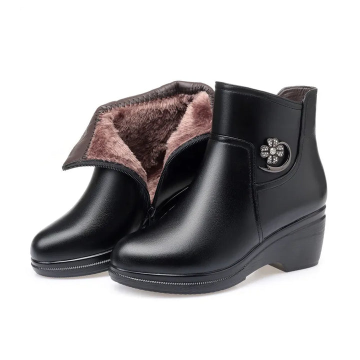 Aurora | Classic Leather Ankle Boots