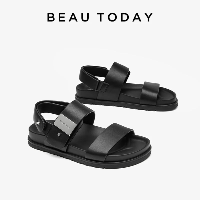 Elara | Leather Strap Sandals