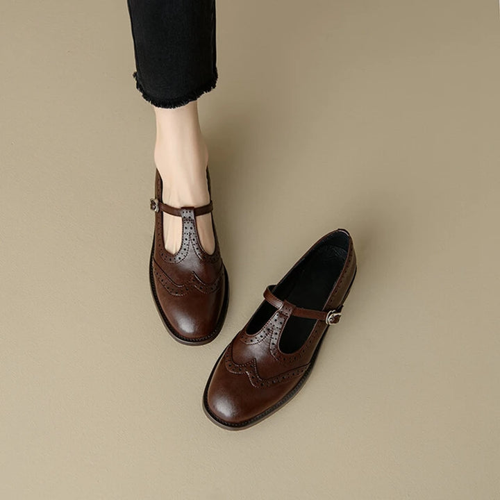 Livia | Soft Leather Ballet Flats with Classic Grace