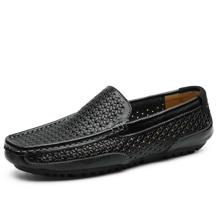 Urban Vogue™ Venezia Pebbled Leather Loafers