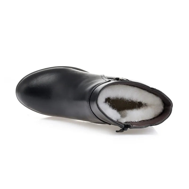 Aurora | Classic Leather Ankle Boots