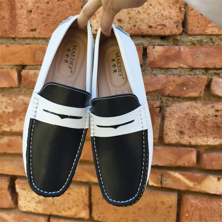 Urban Vogue™ Torino Croc-Texture Loafers