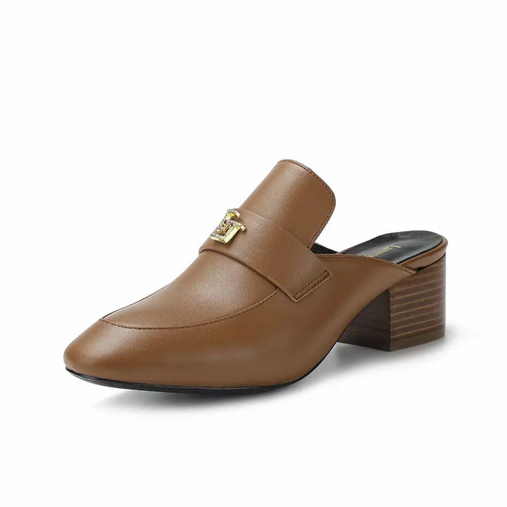 Alessia | Office Leather Slip-On Loafers