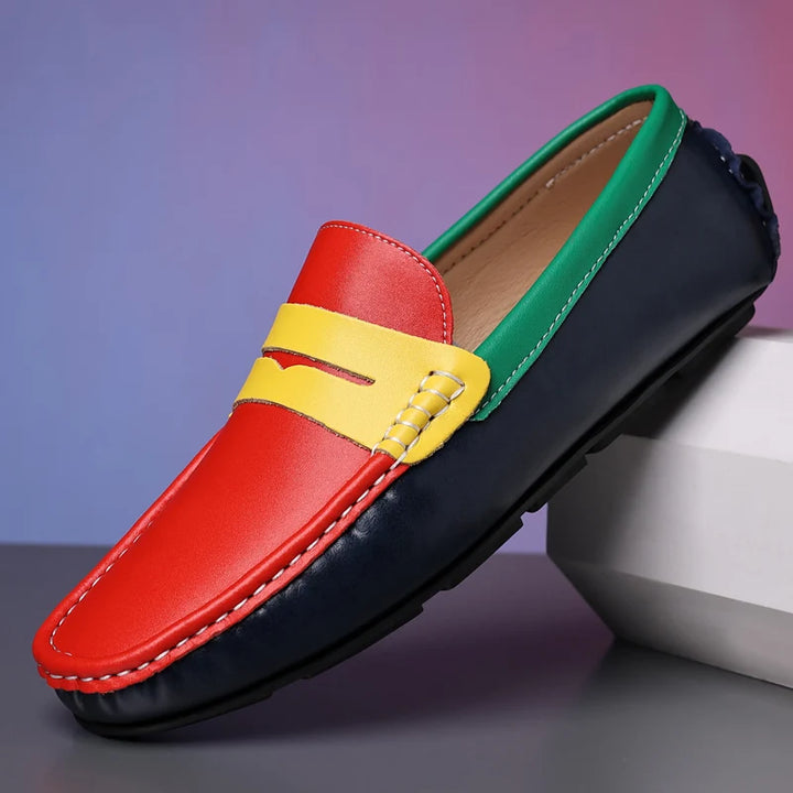 Urban Vogue™ Torino Croc-Texture Loafers