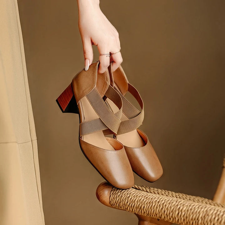 Isalinne | Cross-Tied Sandals