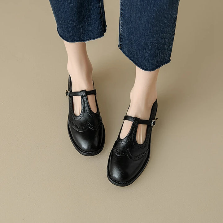 Livia | Soft Leather Ballet Flats with Classic Grace