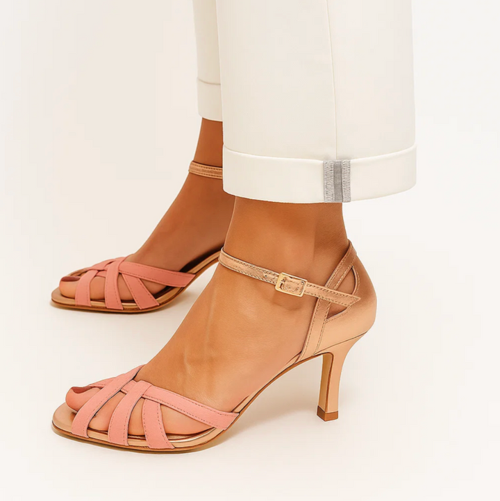 Calista | Open Sandals with Stiletto Heel