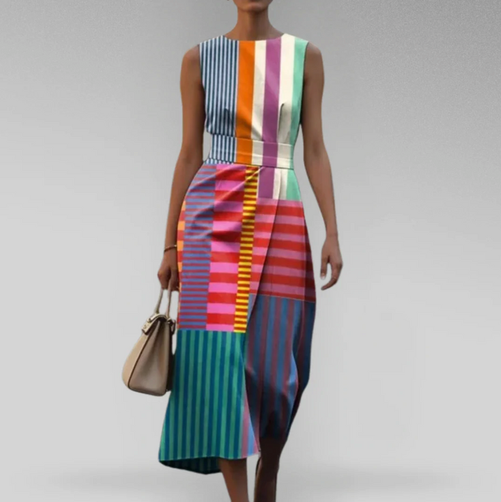 Tiffany – Printed Sleeveless Dress