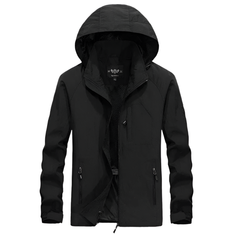 Men's Hooded Jacket with Zipper