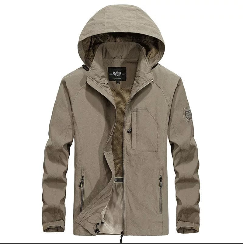 Men's Hooded Jacket with Zipper