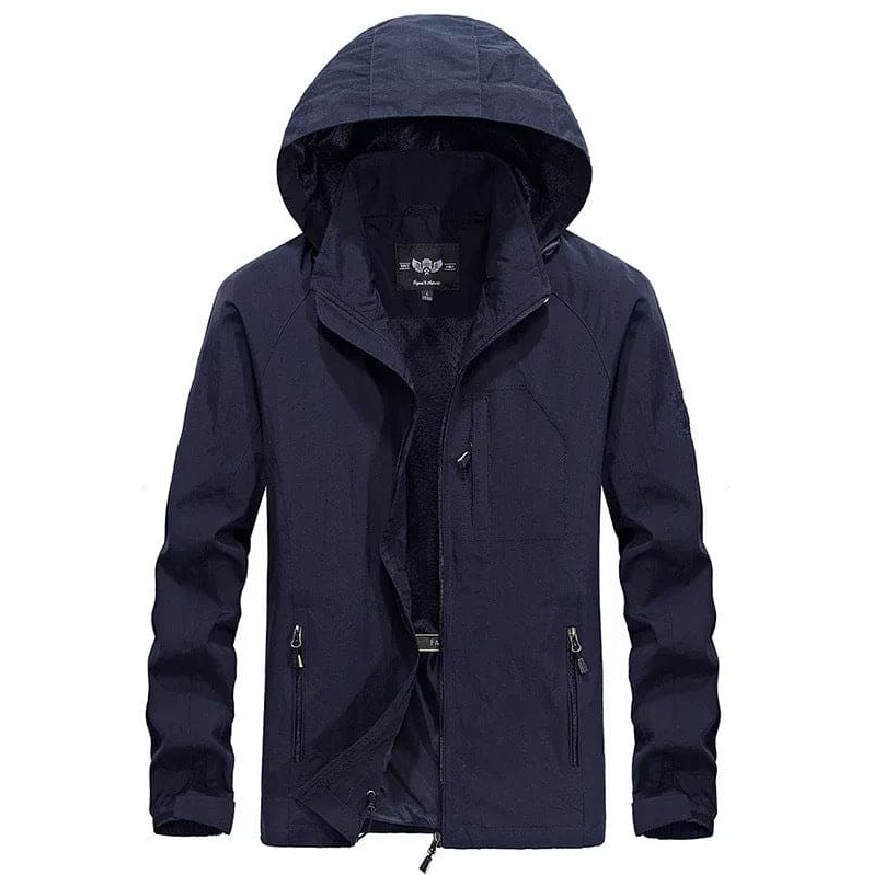 Men's Hooded Jacket with Zipper