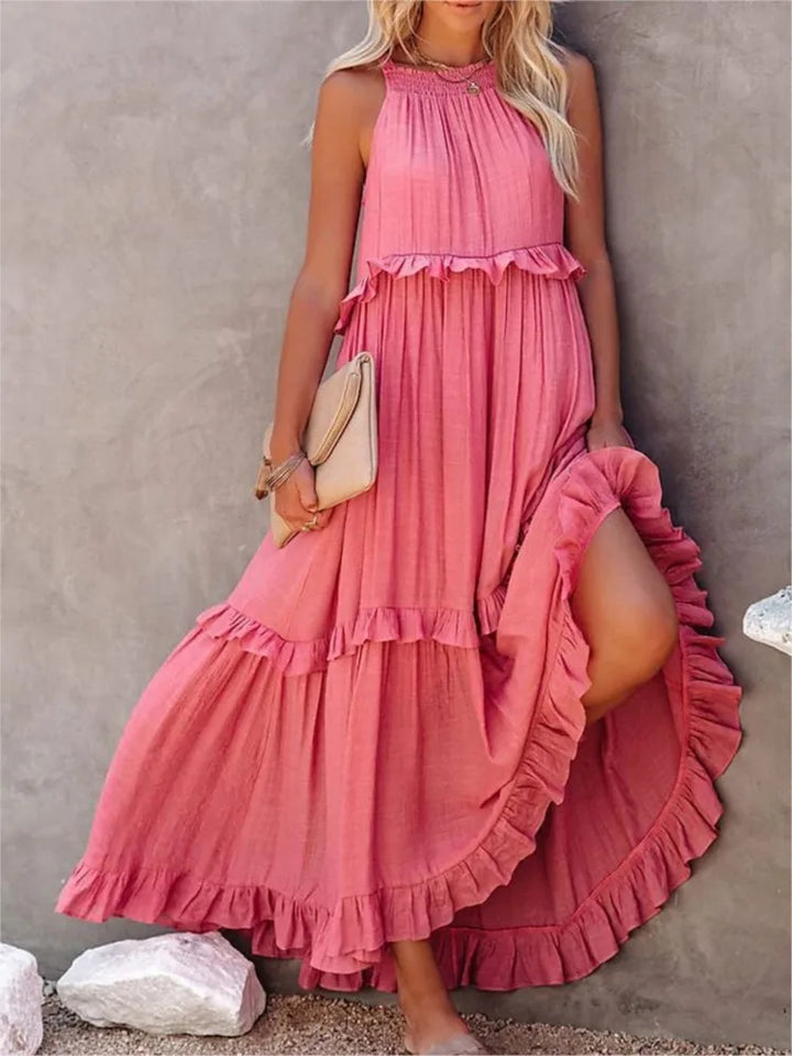 Capri Ruffle Maxi Dress