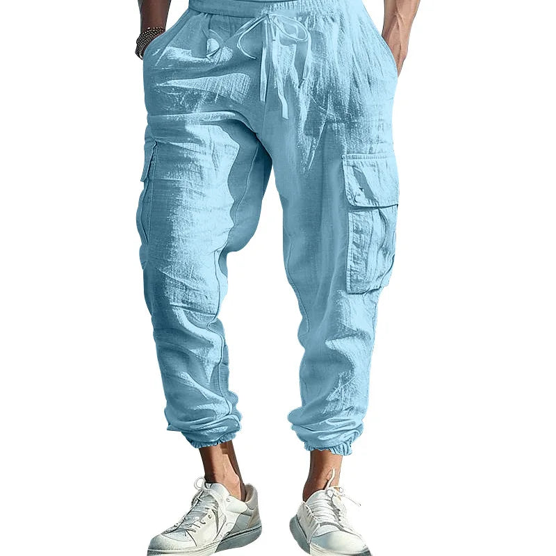 Reeve Linen Cargo Pants