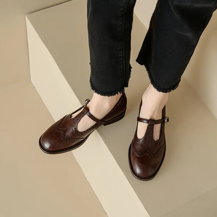 Livia | Soft Leather Ballet Flats with Classic Grace