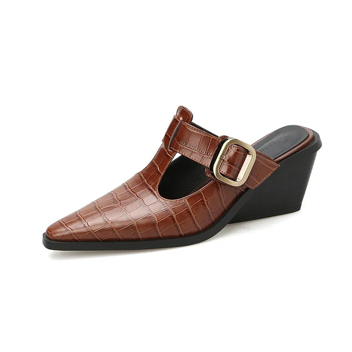 Ivanna | Vintage Strap Leather Mary Janes