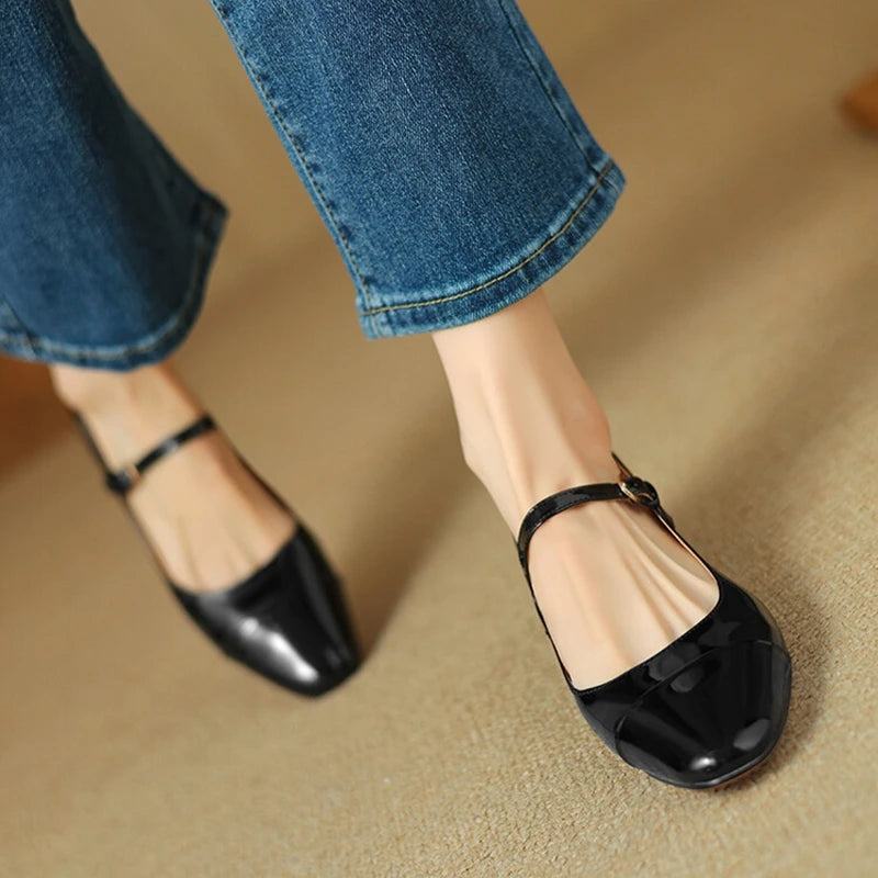 Marivelle | Leather Mary Janes