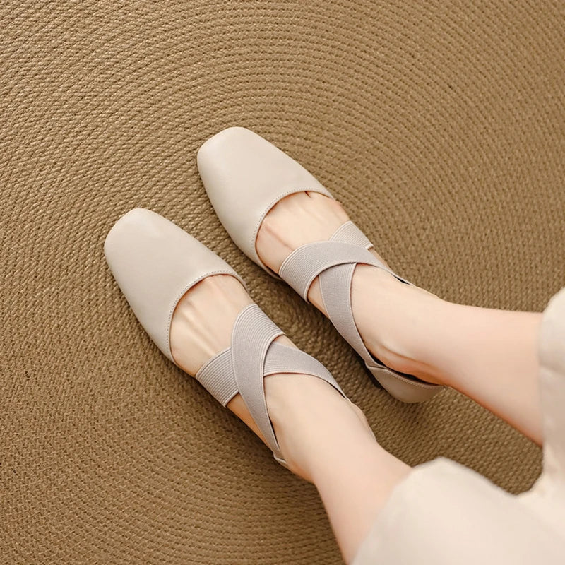 Isalinne | Cross-Tied Sandals