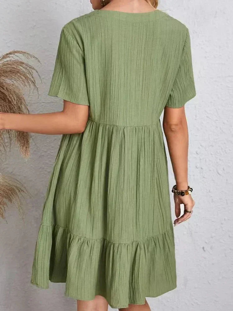 Emira Mid-Length Dress with Tummy Control