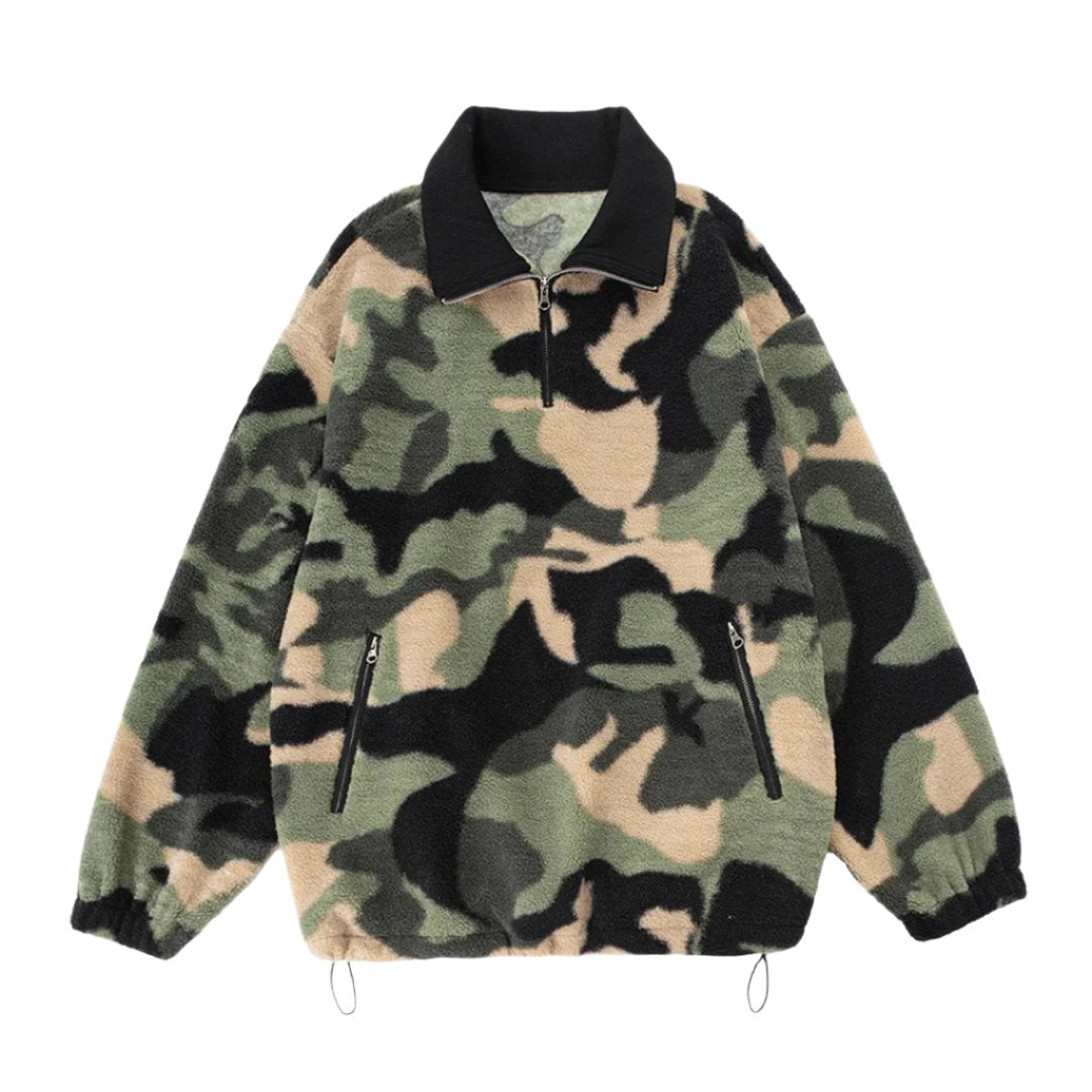 Patchwork Cargo Denim Jacket