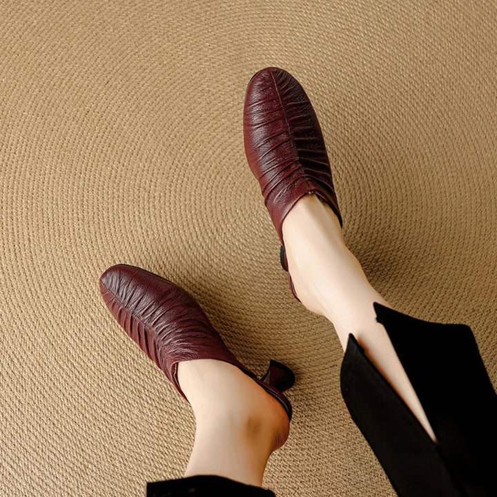 Serivelle | Leather Thin Heels