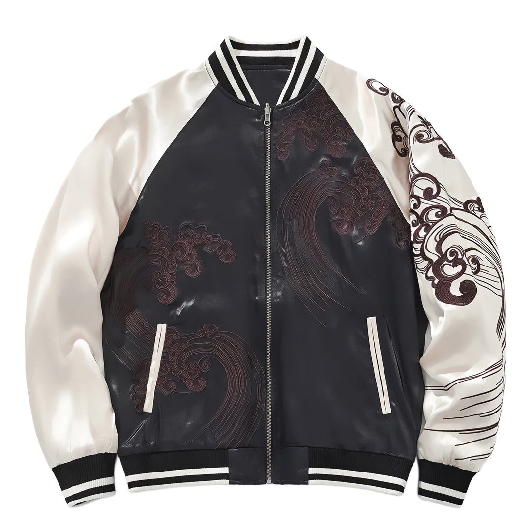 Patchwork Cargo Denim Jacket