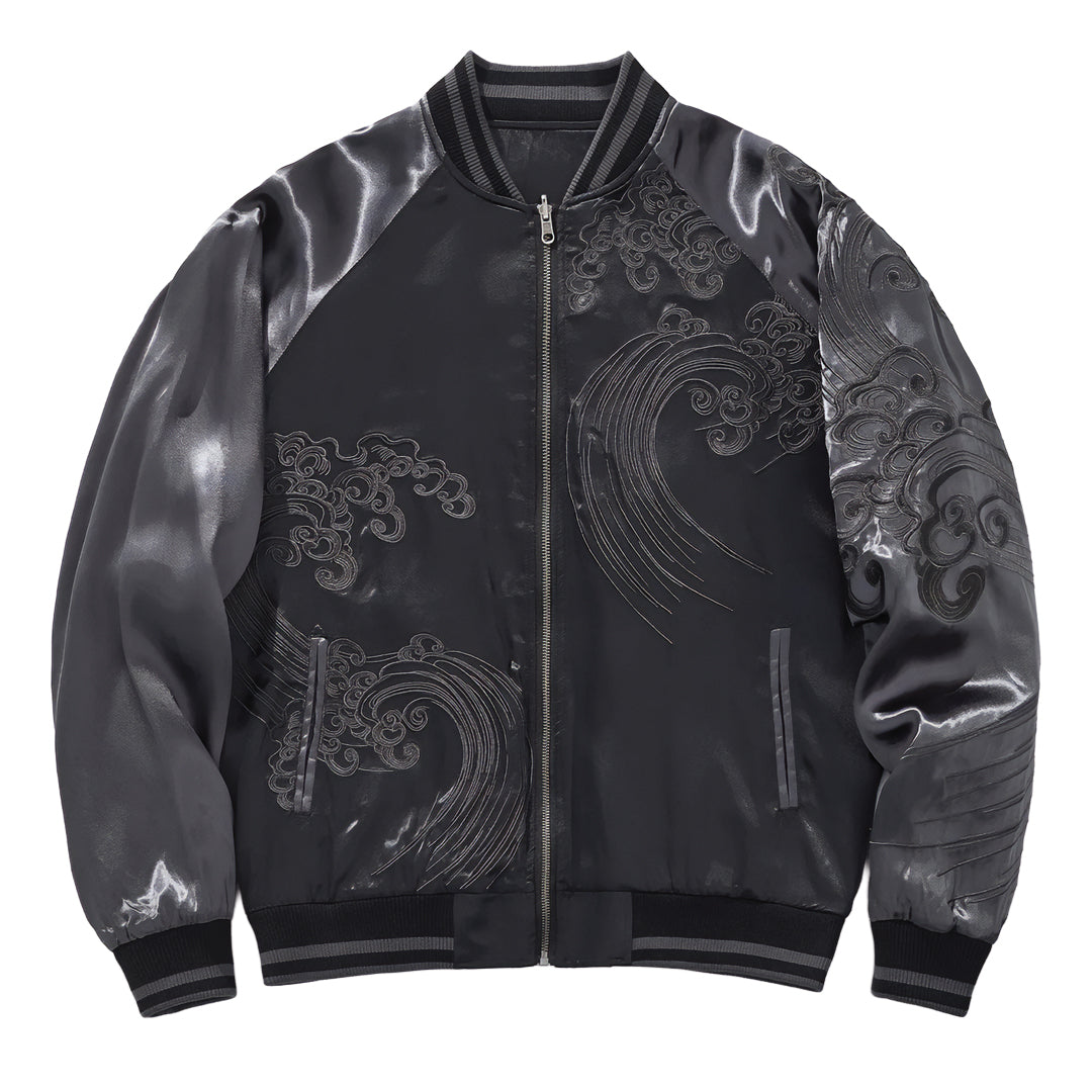 Patchwork Cargo Denim Jacket