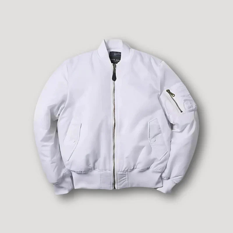 Men's Zip-Up Bomber Jacket