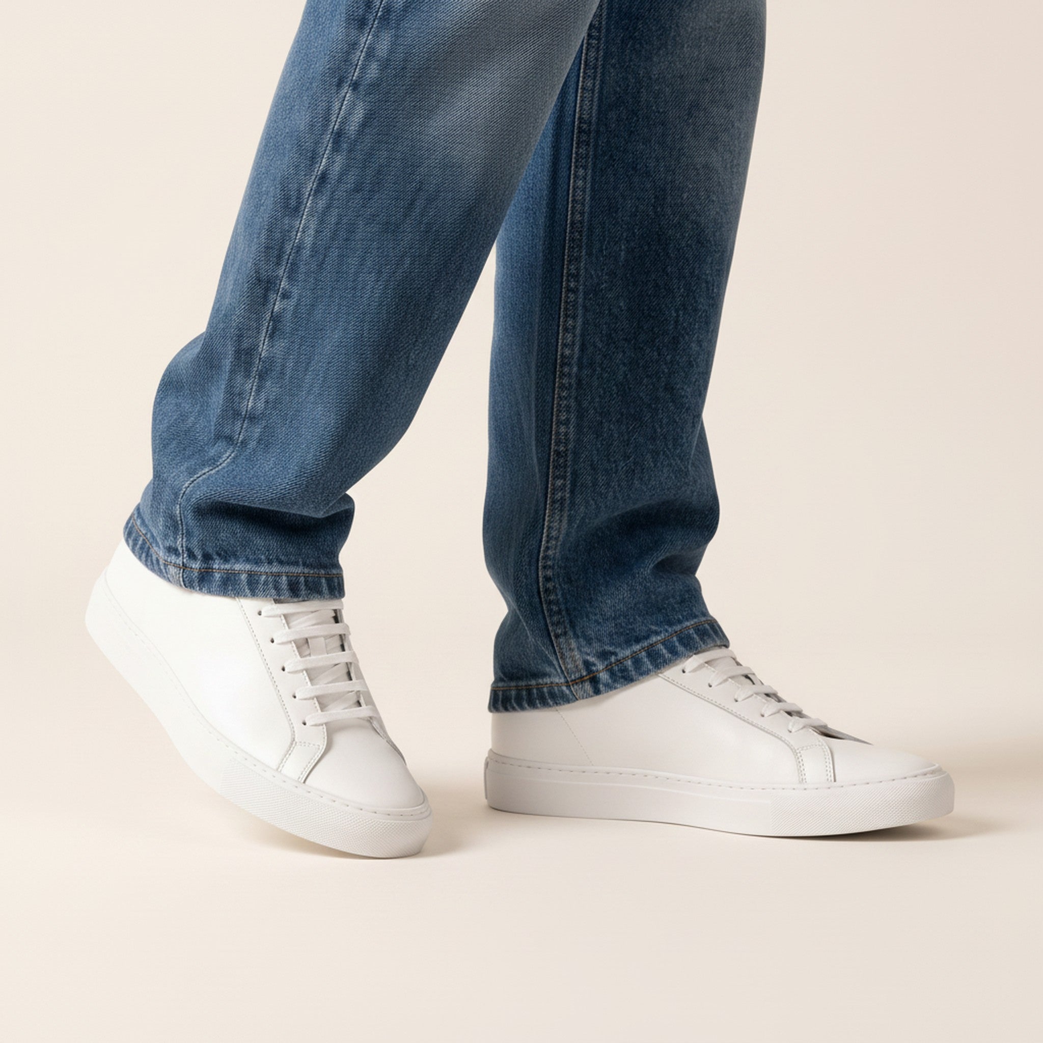 Cruz | Men's Leather Court Sneakers - view 4