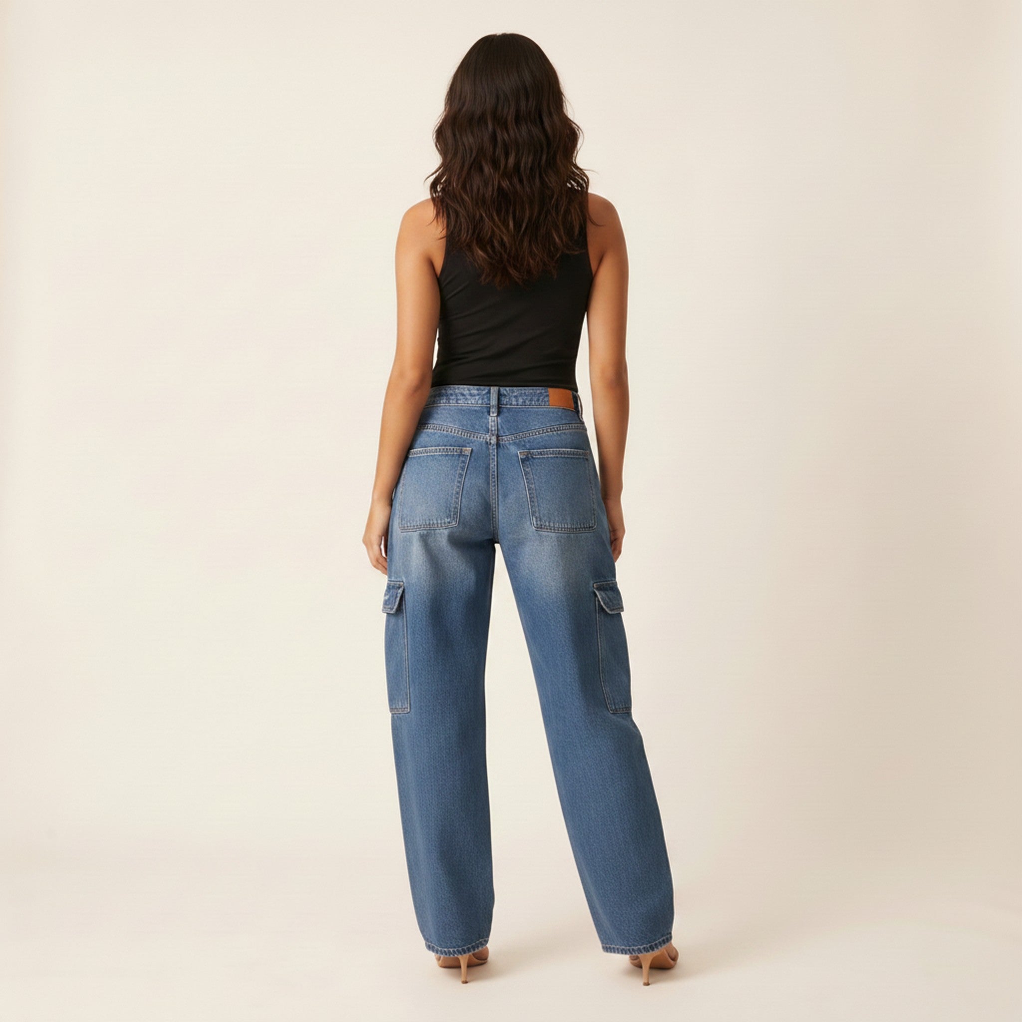 Rebel | Women's Low-Rise Baggy Jeans - view 2