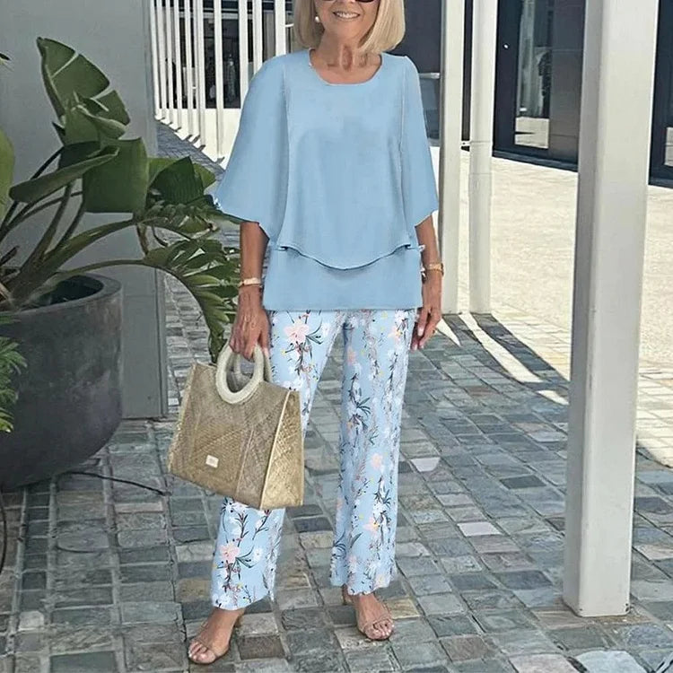 Monique – Trendy Printed Two-Piece Set